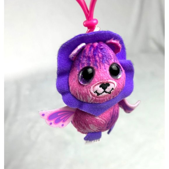 3 Hatchimals one Glittering Garden no sound with two Twin Plush Clip On Lion Pin - Picture 3 of 5
